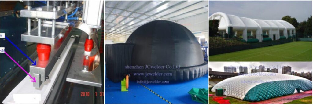  high frequency pvc membrane welding machine for Inflatable Dome production