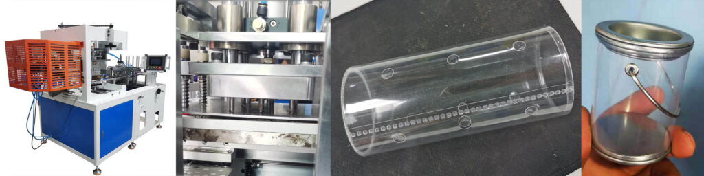 PET PVC tube boxes machine samples