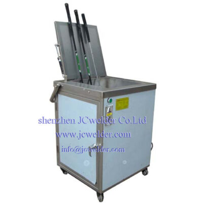 Ultrasonic golf club clean machine